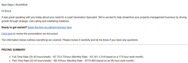 BruntWork Coach - email